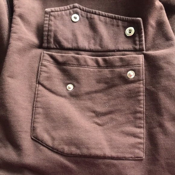 L-RL Ralph Lauren Active, dark brown zip up cotton lightweight jacket size XL - Picture 11 of 13